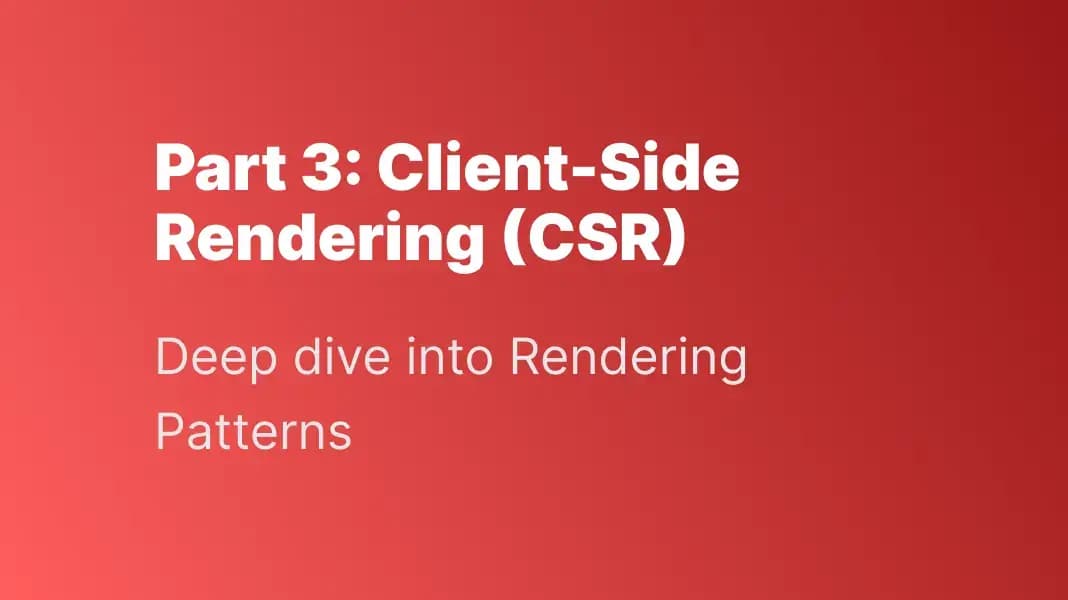 Client-side rendering CSR article illustration for dynamic web app performance and interactivity