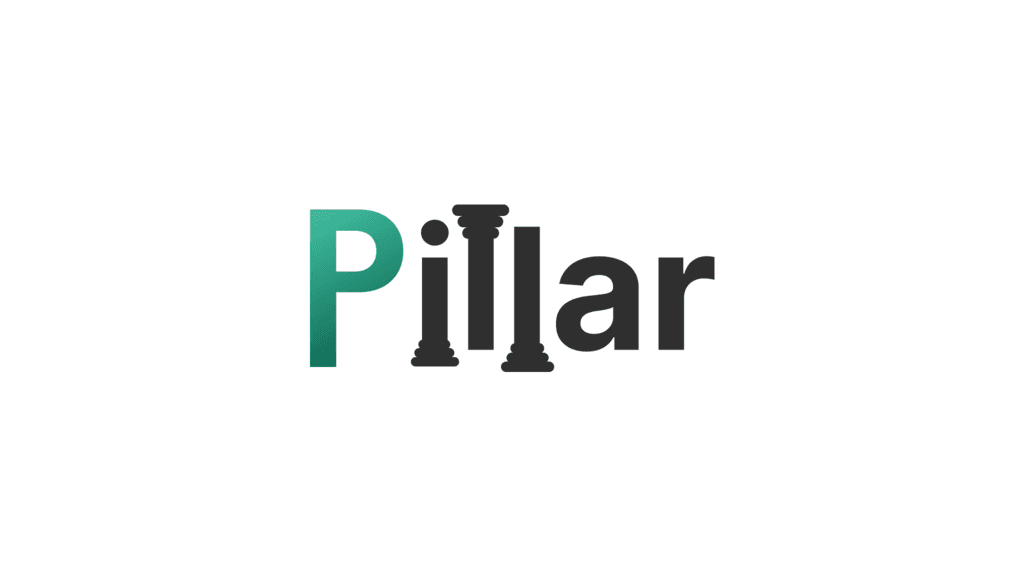 Pillar UI logo — React UI library for scalable web applications by freelance developer Hamza Miloud Amar